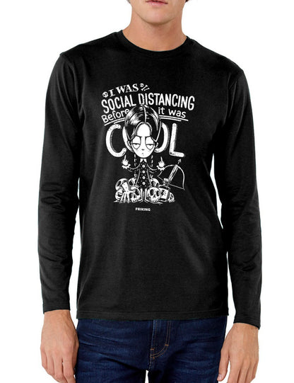 I was social distancing