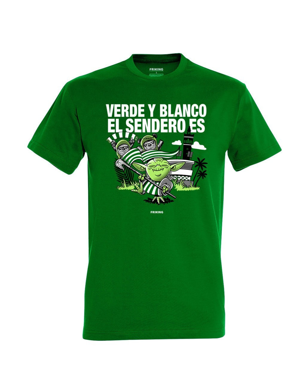 Verde y blanco el sendero es
