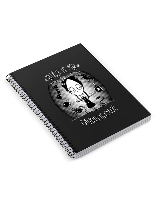 Black Is My favorite color notebook