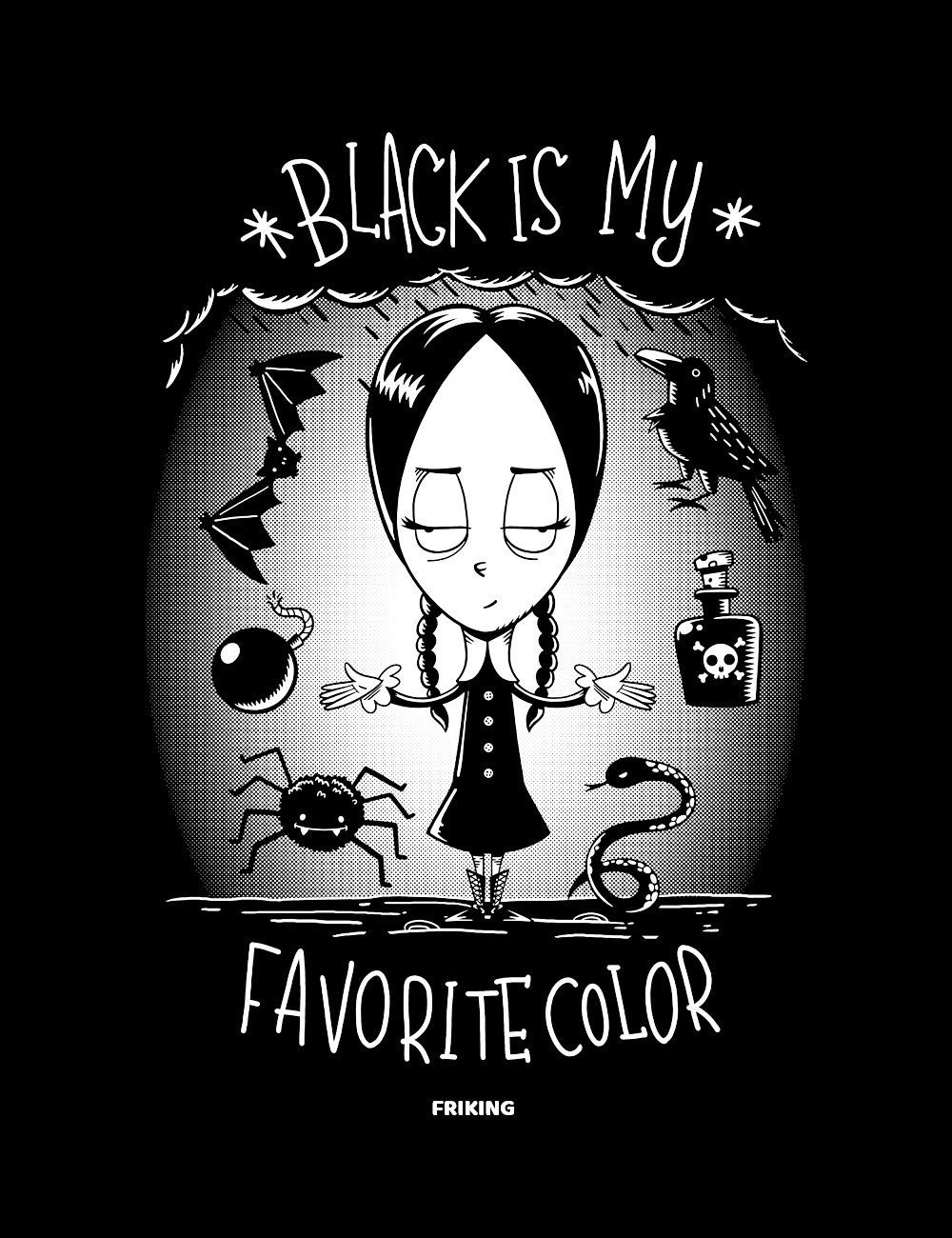  Black is my favorite color 