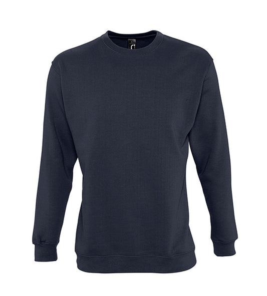 Customize your sweatshirt without unisex hood (Navy)