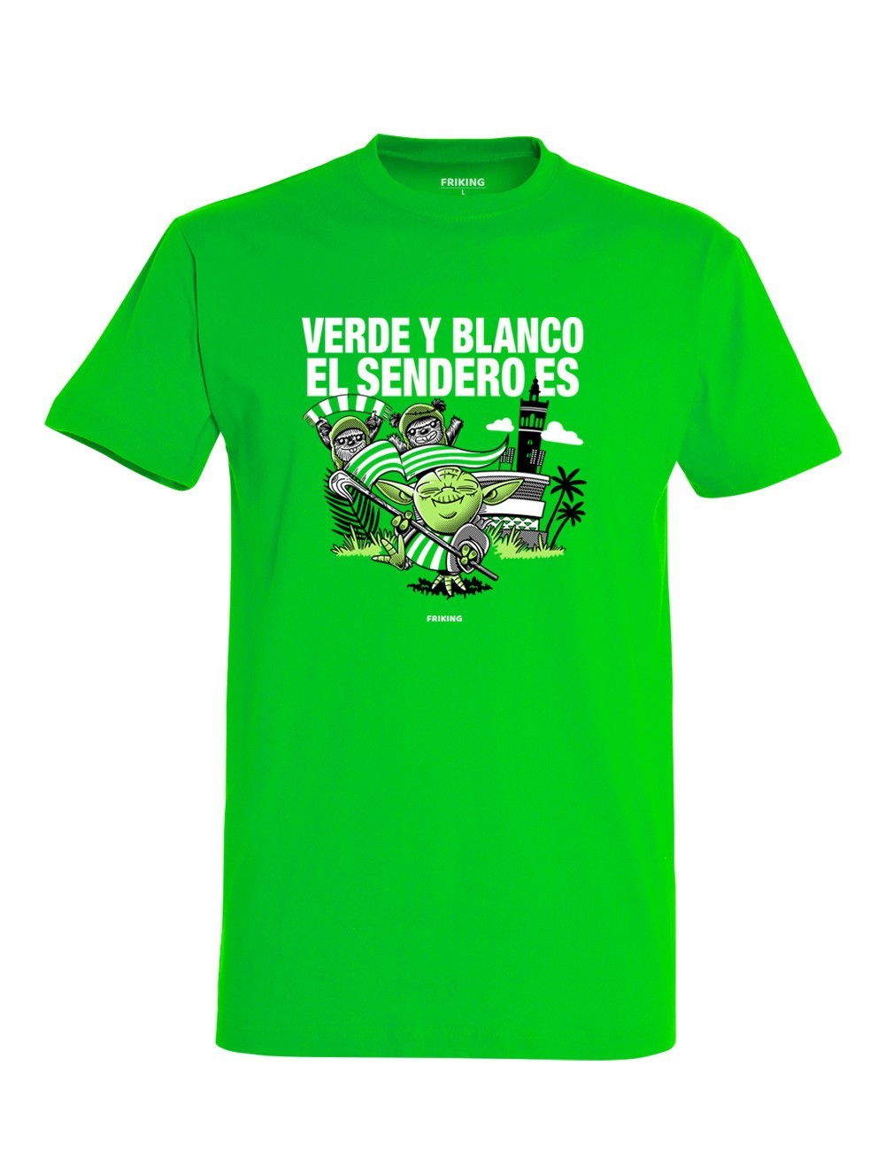 Verde y blanco el sendero es