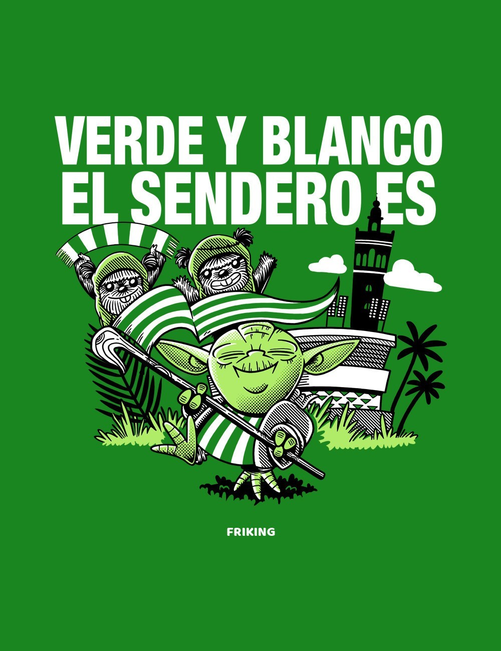  Verde y blanco el sendero es 