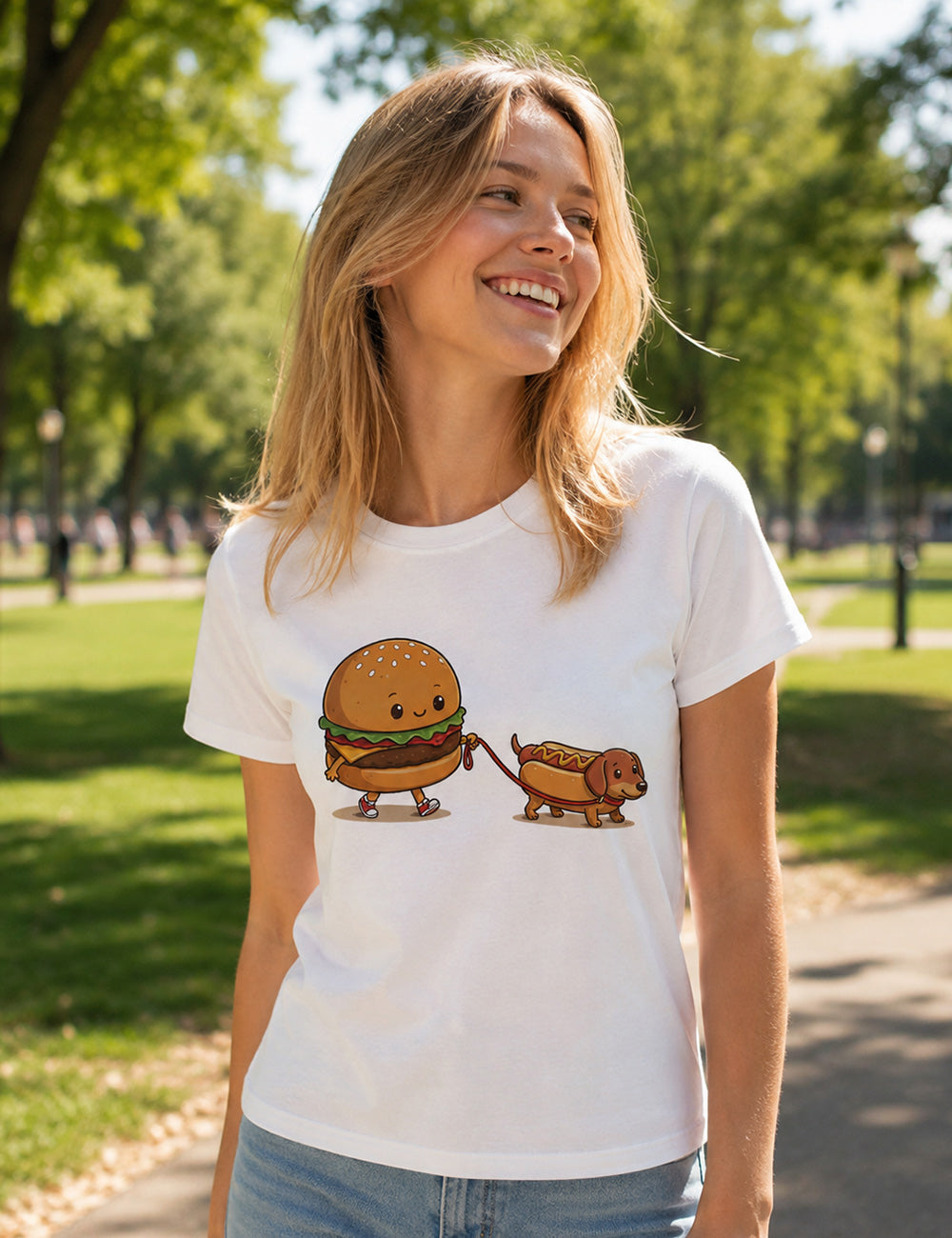 Walking the hot dog