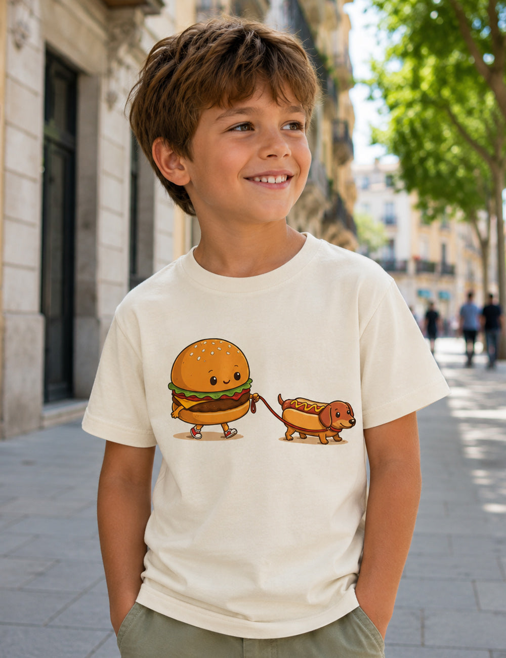 Walking the hot dog