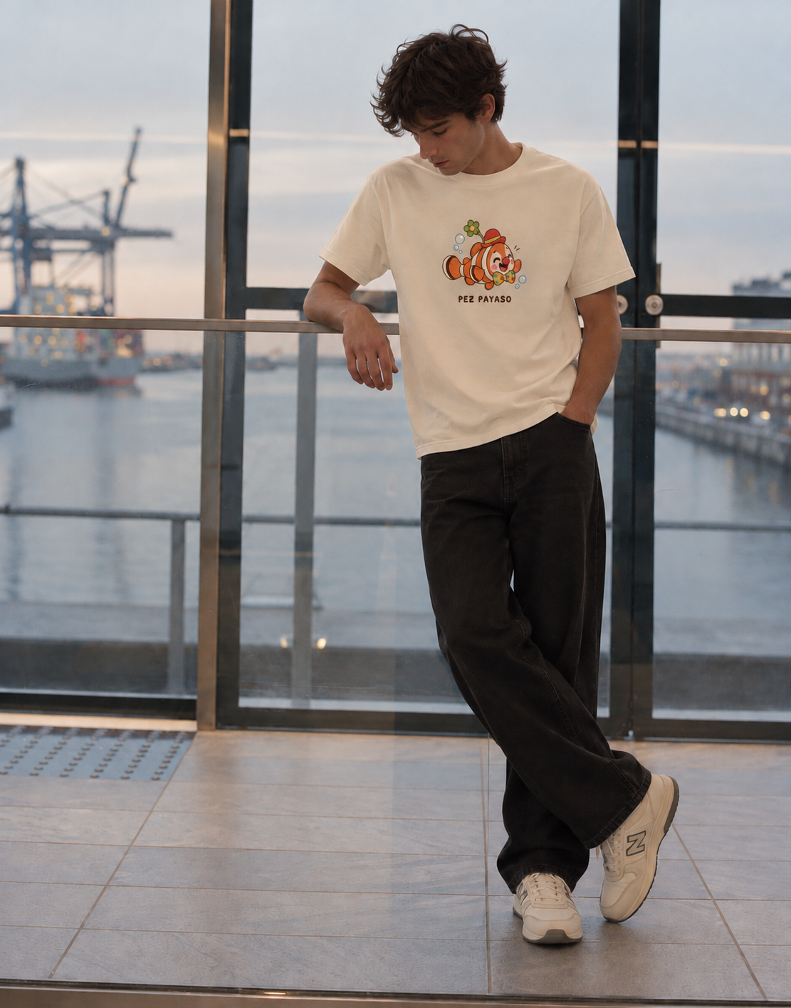 Camiseta Pez Payaso – Diseño Divertido de Pez con Disfraz de Payaso