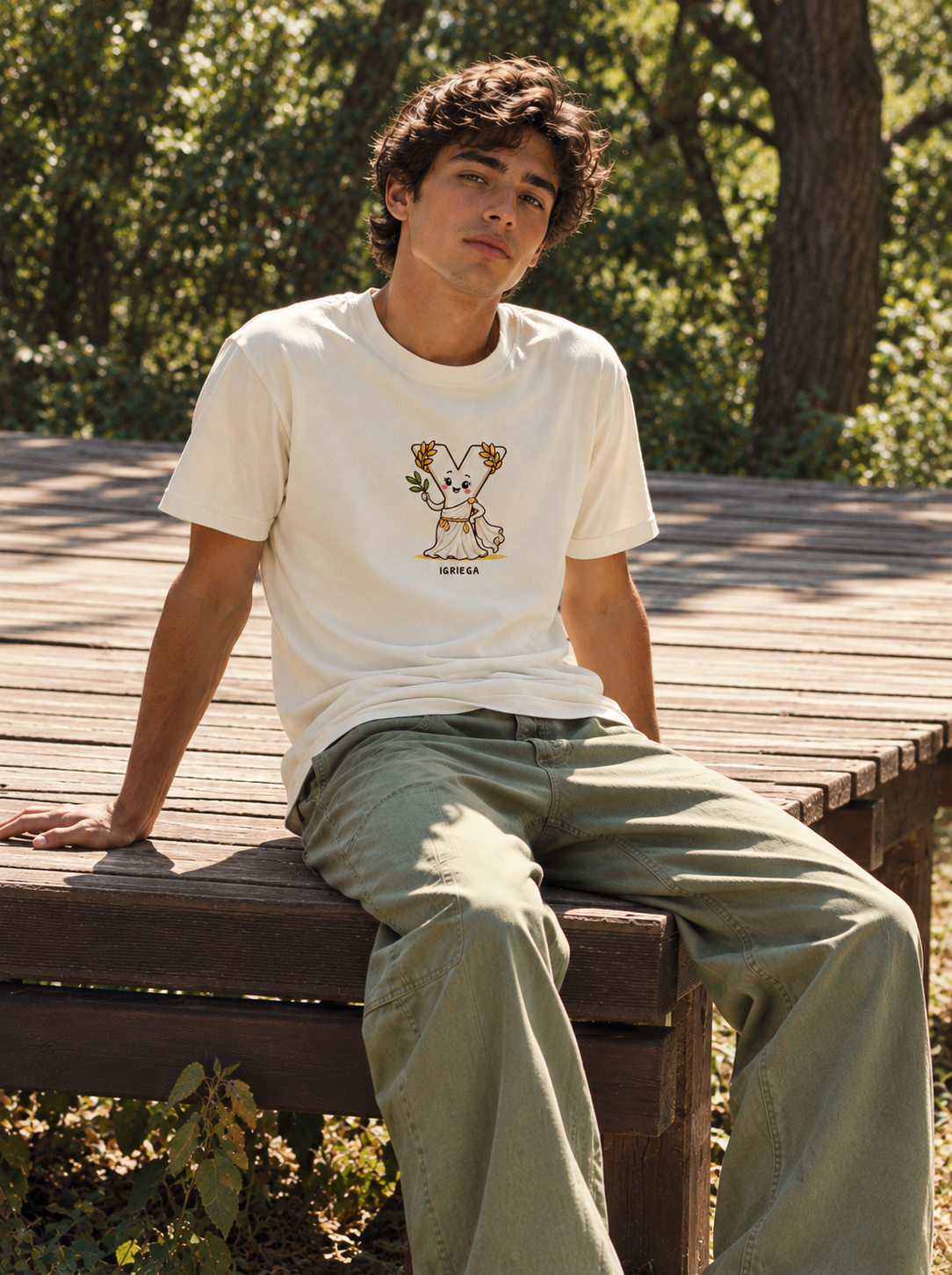 Camiseta I Griega – Diseño Divertido de la Letra Y