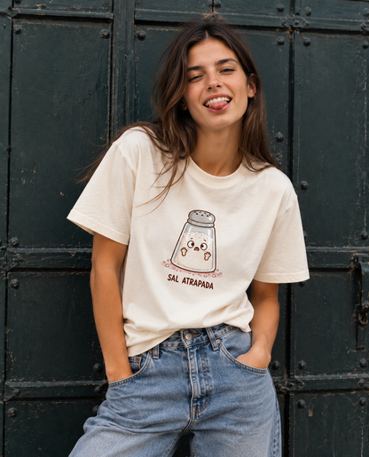 Camiseta ¡Qué Malajo! – Ajo con Mala Leche