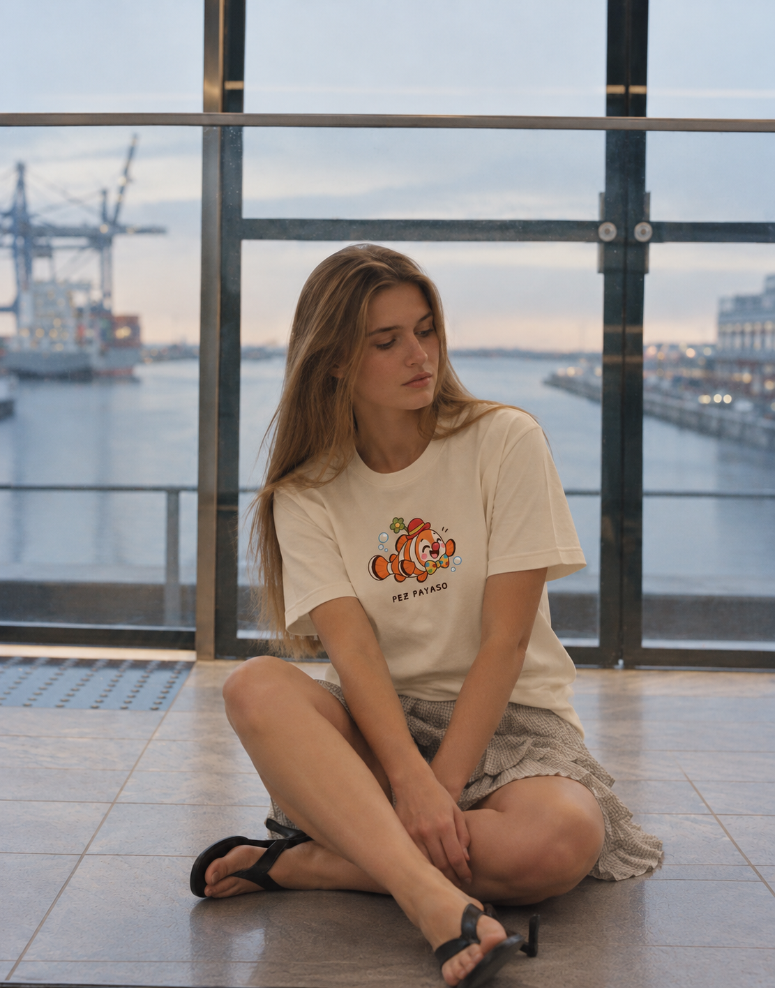 Camiseta Pez Payaso – Diseño Divertido de Pez con Disfraz de Payaso
