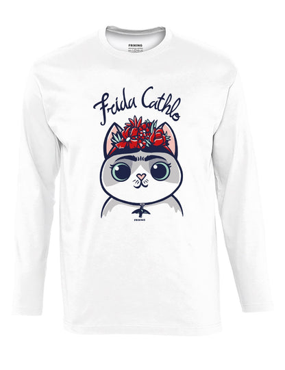 Camiseta original para hombre manga larga Frida Cathlo –