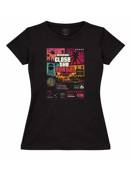 Camiseta Mission close the portal