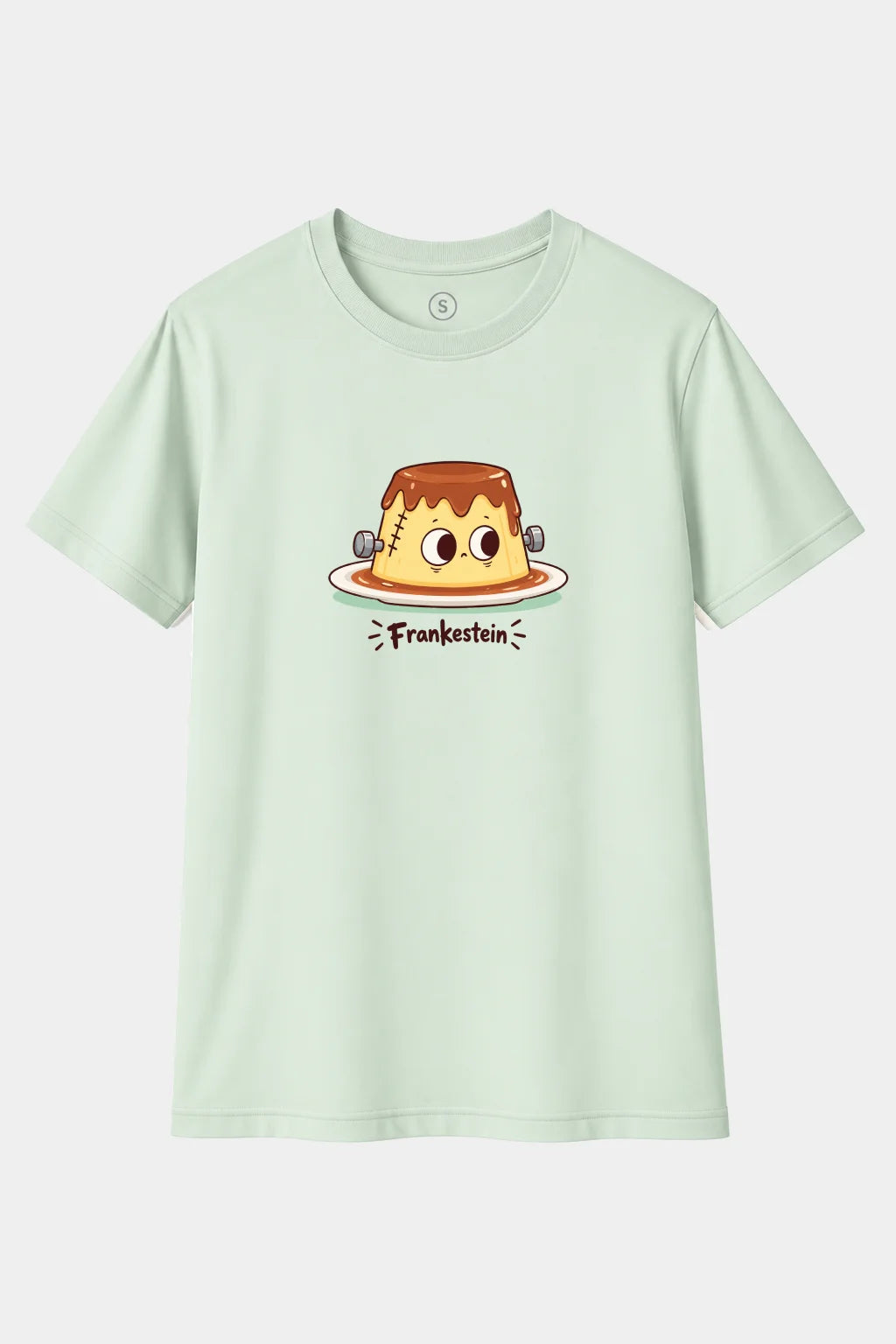 Camiseta Frankenstein – Diseño de Flan Monstruoso