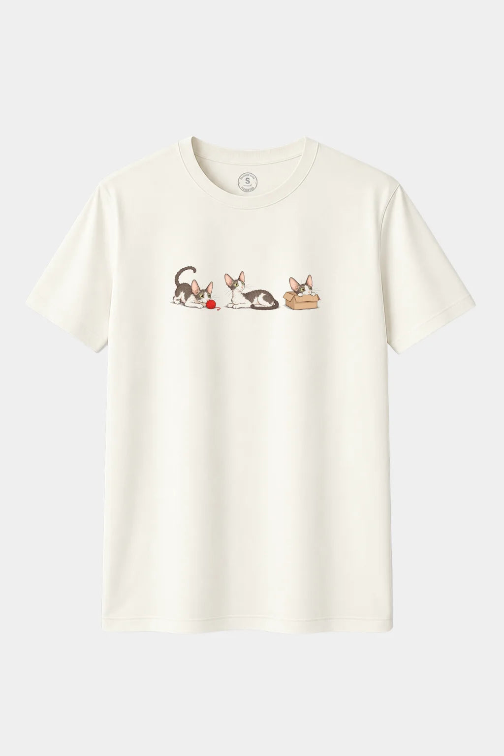 Camiseta Gatos Cornish Rex