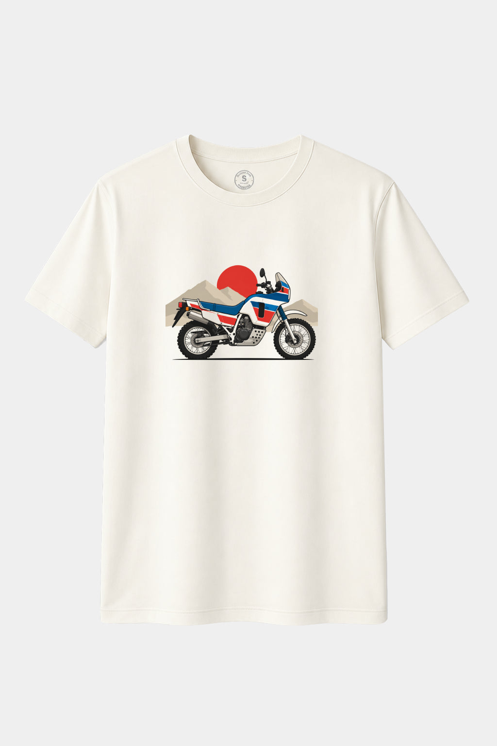 Camiseta Honda Africa Twin 750 – Moto Trail Clásica Vintage | Bellini Motor Art