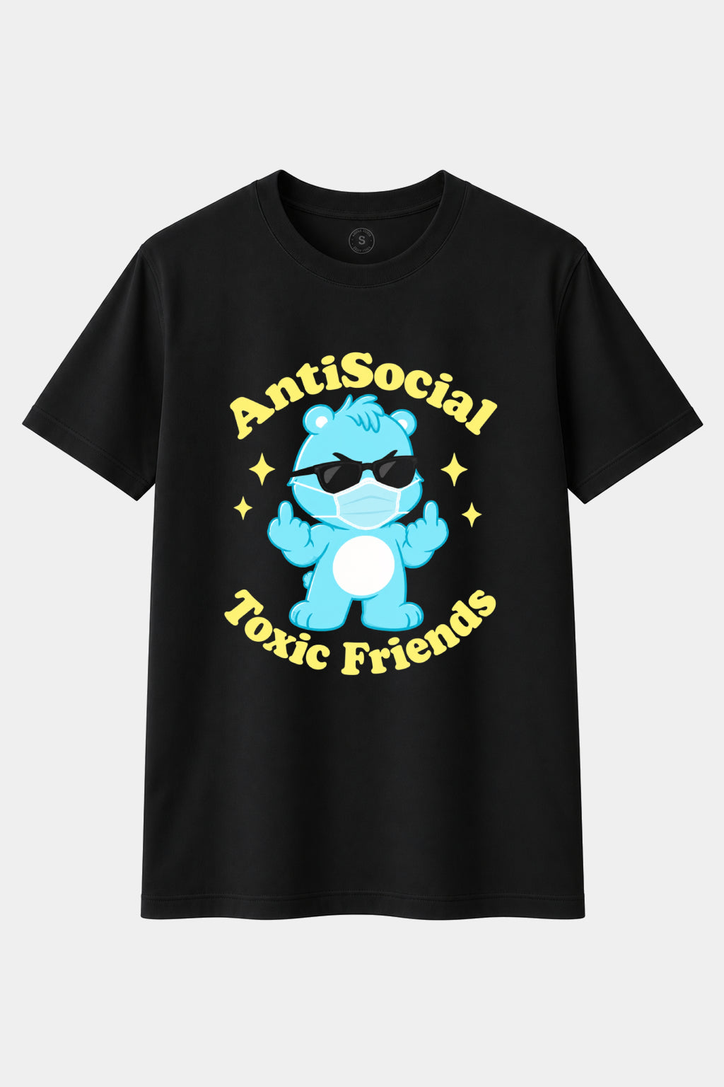 Camiseta Antisocial Toxic Friends – Oso Rebelde