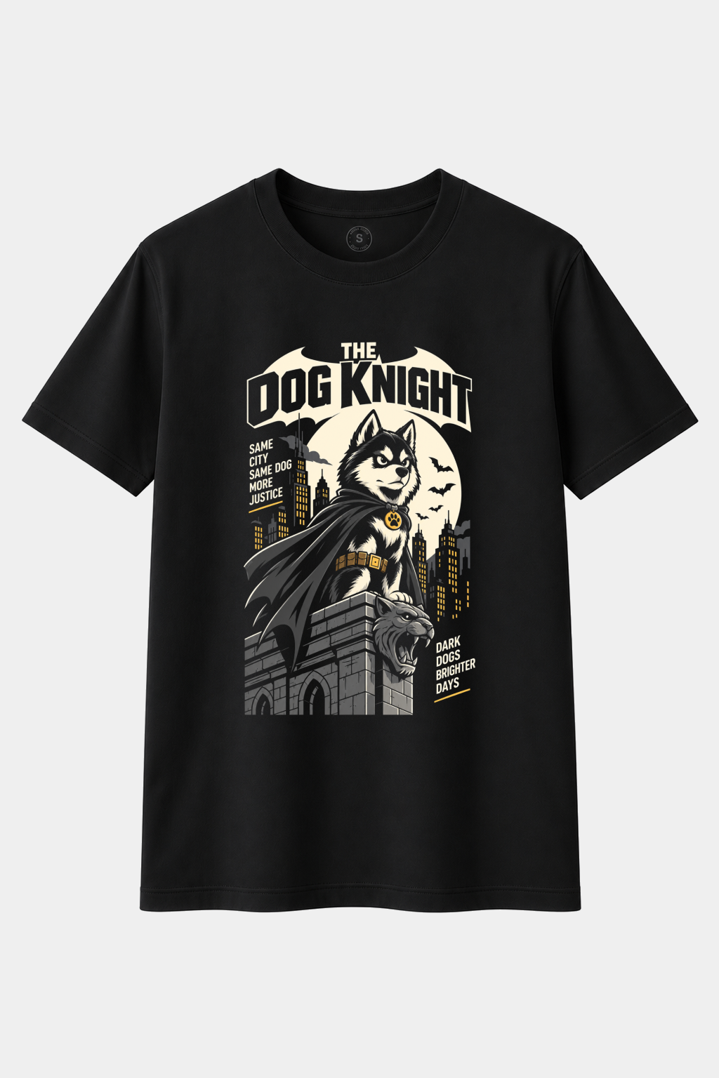 Camiseta Husky Superhéroe – The Dog Knight