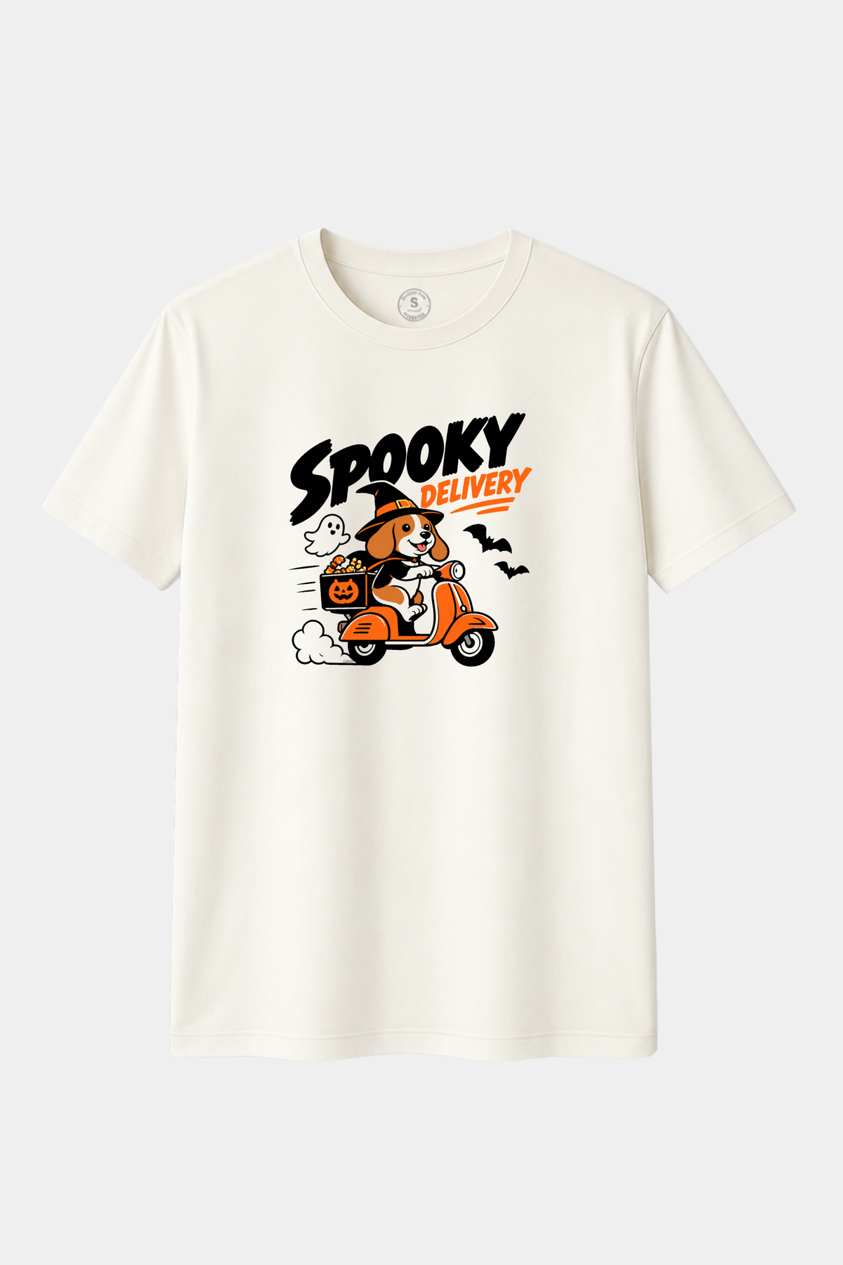 Camiseta Spooky Delivery – Beagle Halloween