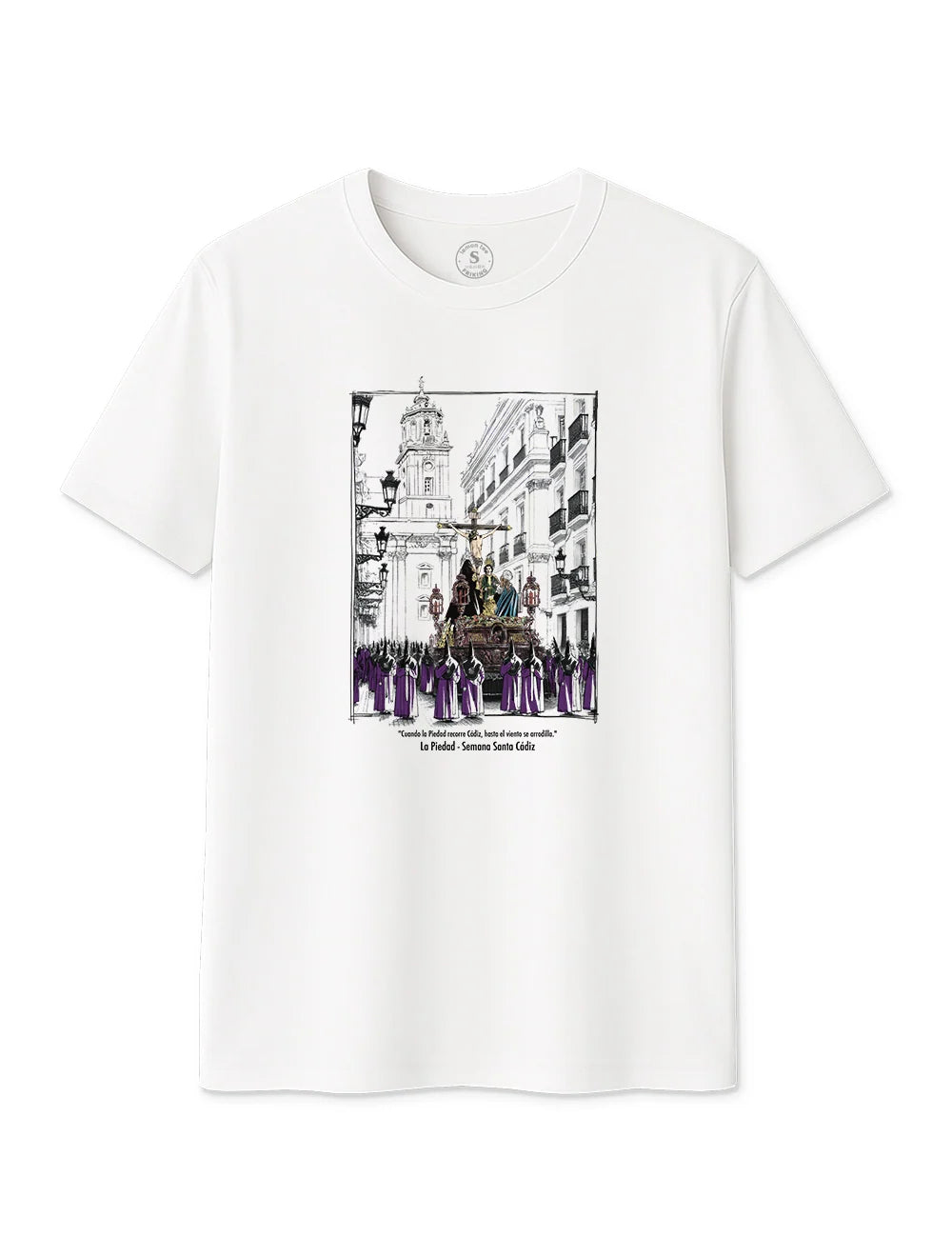 Camiseta La Piedad. Cádiz. L384