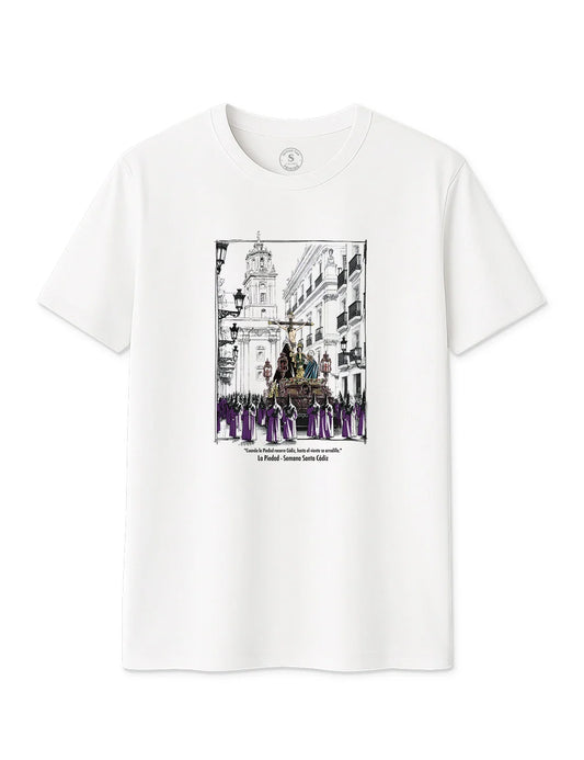Camiseta La Piedad. Cádiz. L384