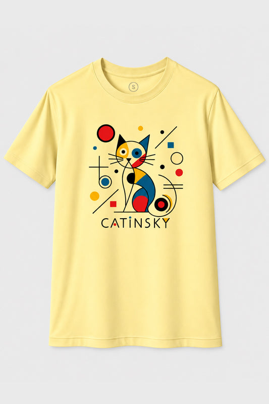 Camiseta Catinsky – Arte Abstracto Felino