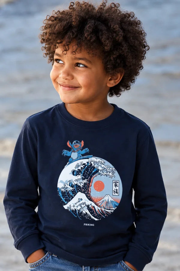 Camiseta manga larga Kanagawa Alien