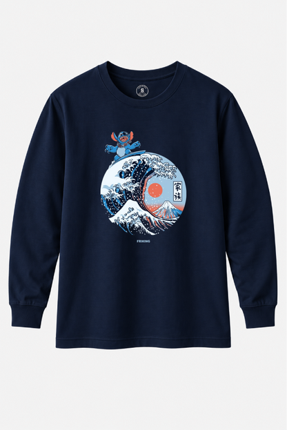 Camiseta manga larga Kanagawa Alien
