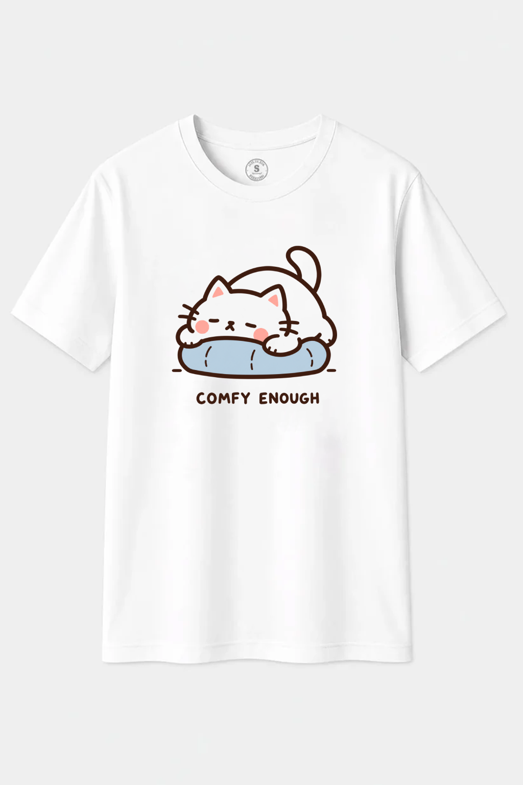 Camiseta Cat Comfy Enough