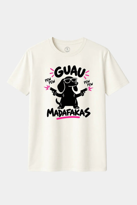 Camiseta Guau Madafakas Perro Salchicha