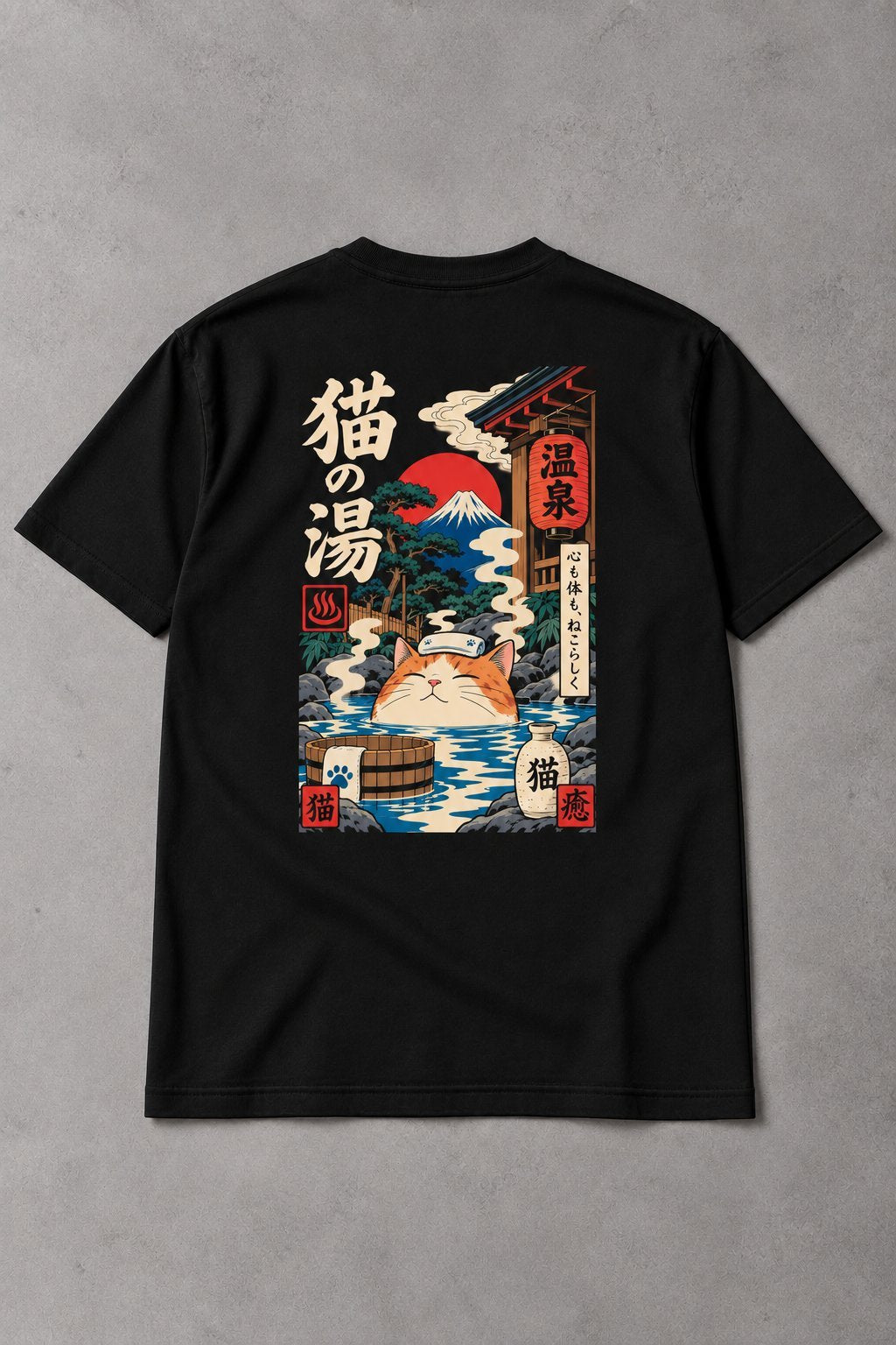 Camiseta Gato Onsen – Neko no Yu