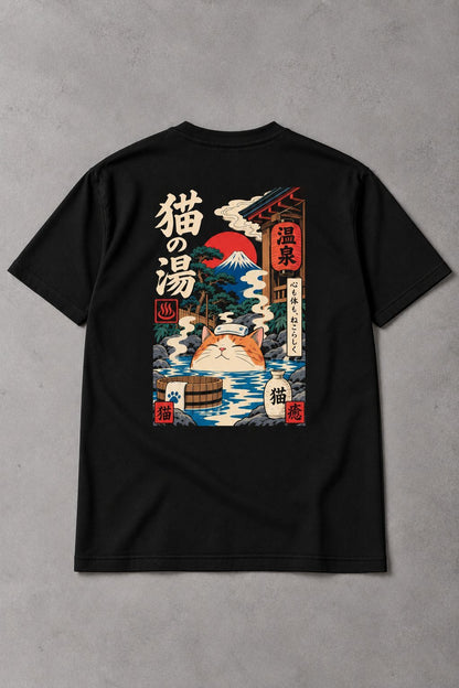 Camiseta Gato Onsen – Neko no Yu