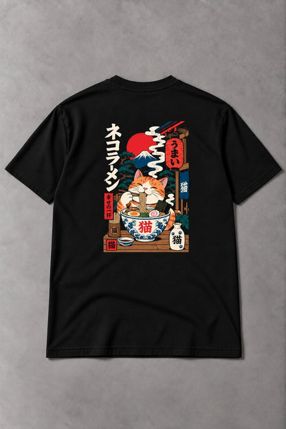 Camiseta Neko Ramen – Gato Japonés