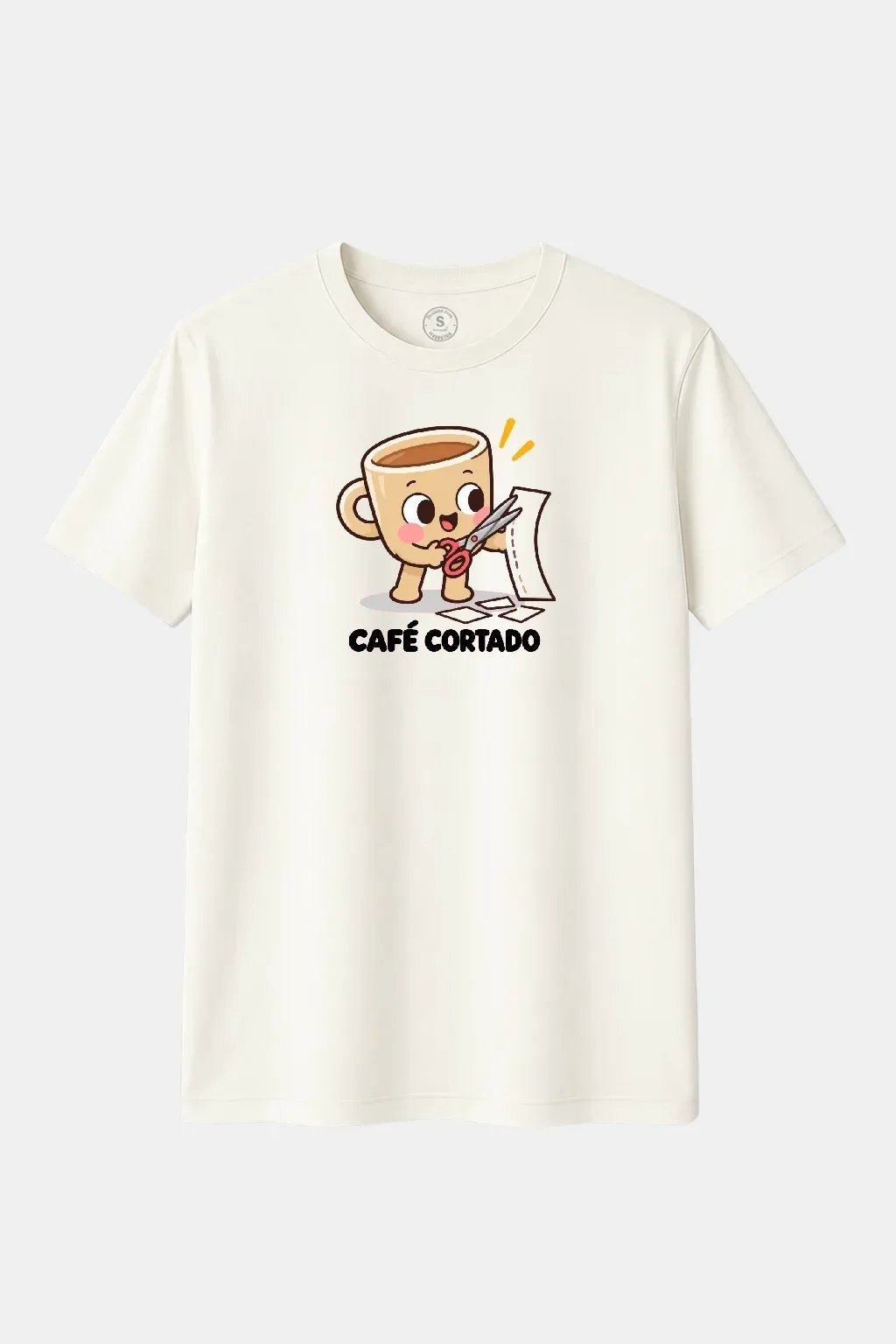 Café Cortado – Diseño Gracioso con Juego de Palabras