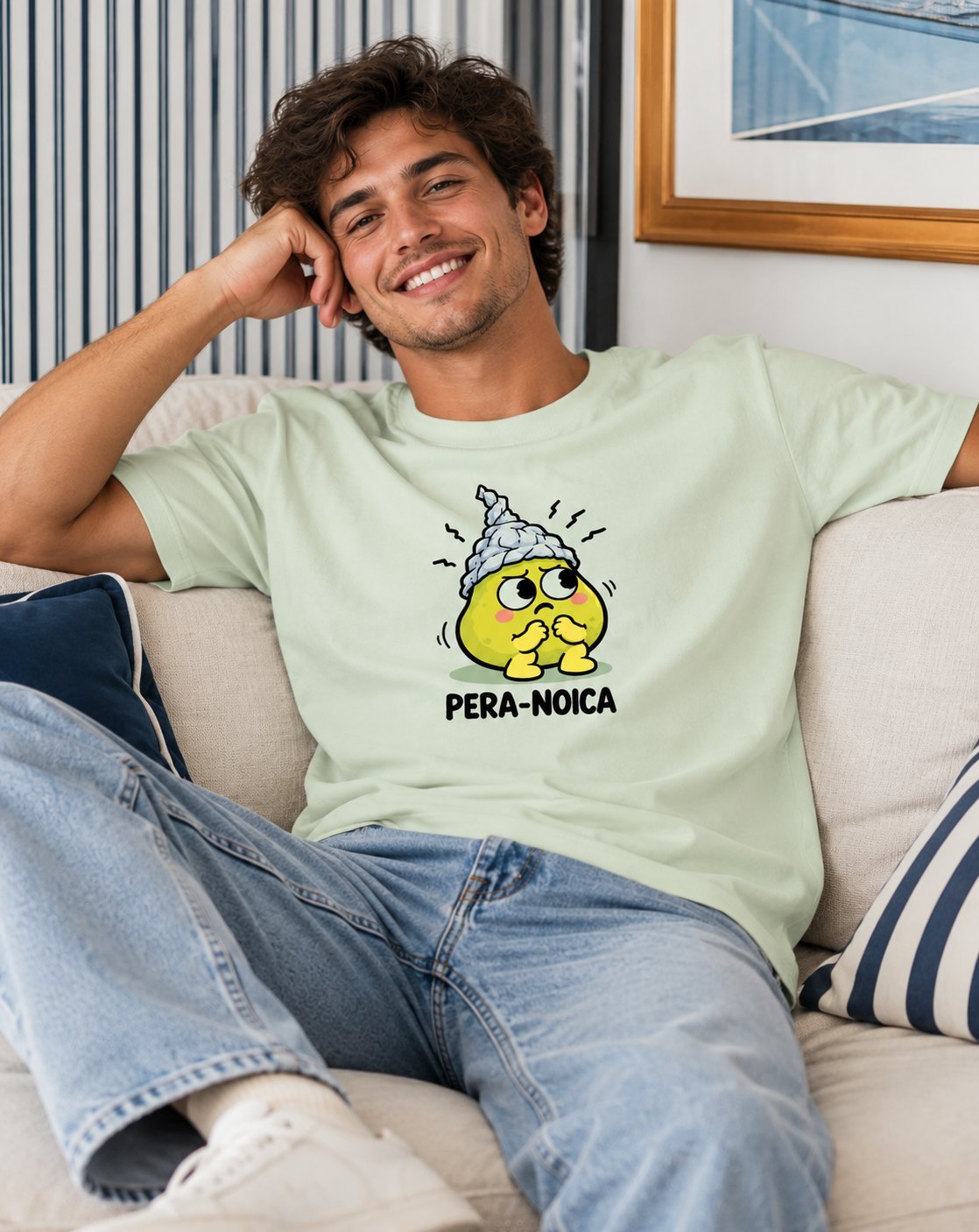 Camiseta Pera-Noica – Humor Gráfico