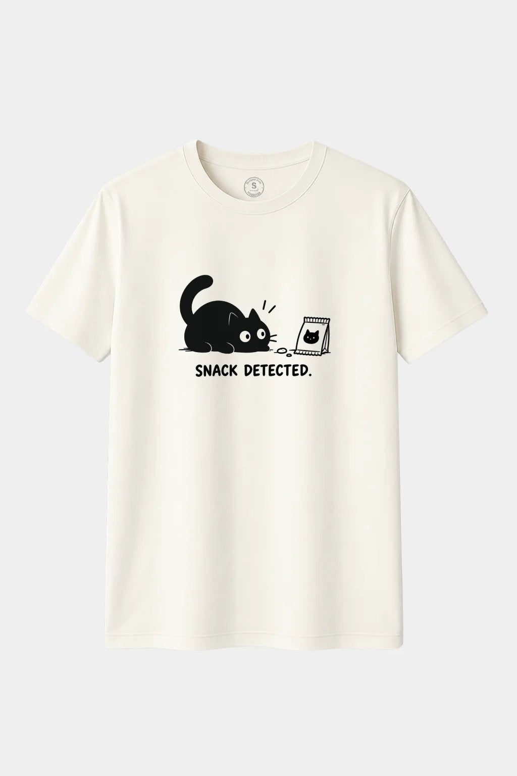 Camiseta Snack Detected – Radar Gatuno Activado