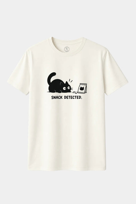 Camiseta Snack Detected – Radar Gatuno Activado