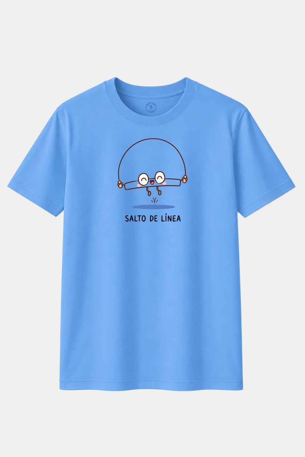 Camiseta Salto de Línea – Humor Divertido