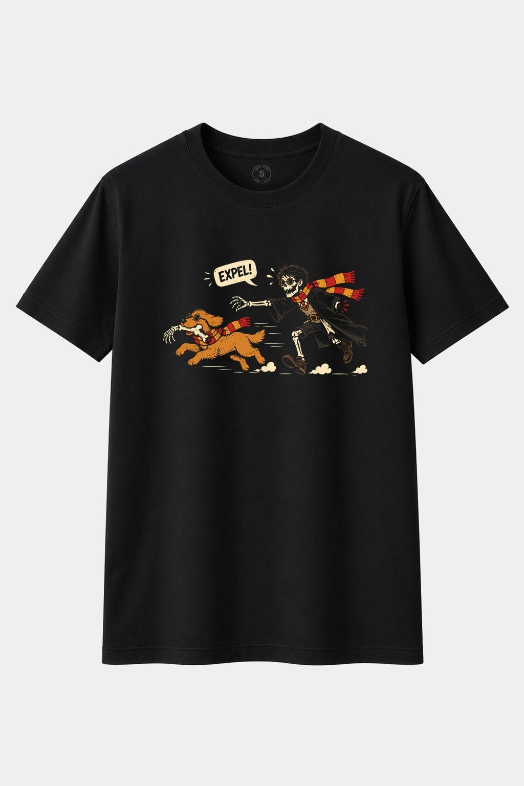 Camiseta Expel! Magic Dog – Parodia Mágica