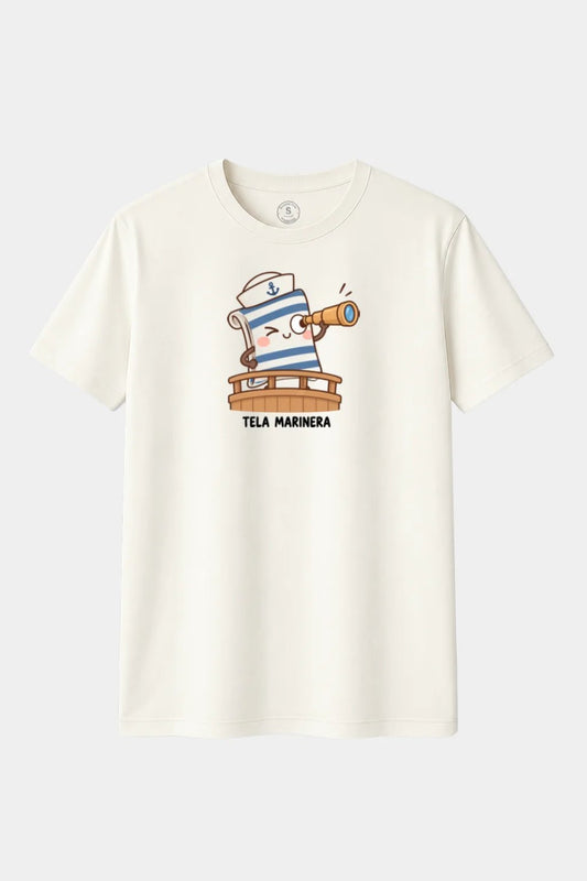 Camiseta Tela Marinera – Humor Marinero con Juego de Palabras