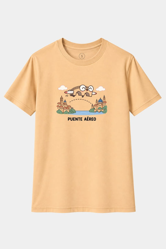 Camiseta Puente Aéreo – Humor de Viajes