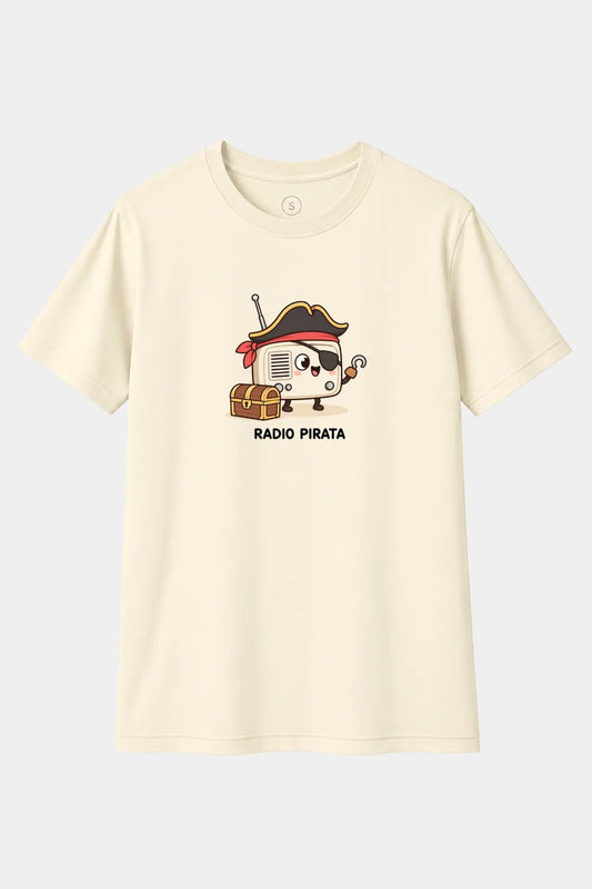Camiseta Radio Pirata – Diseño Divertido de Radio Pirata