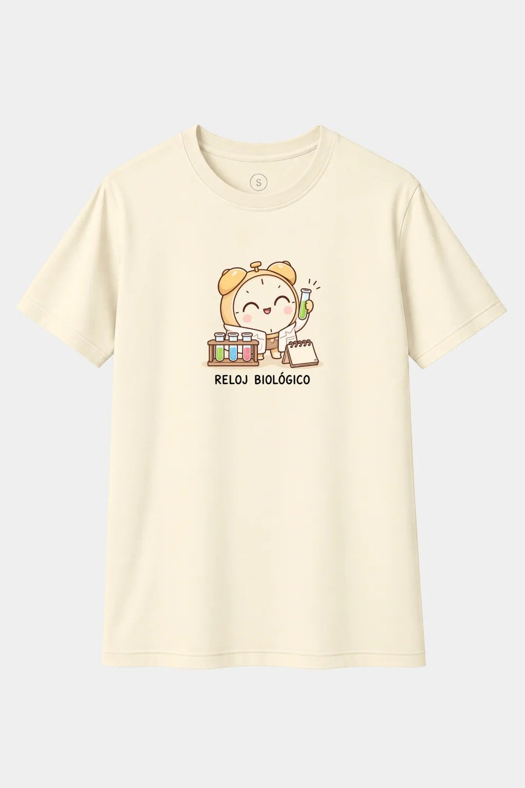 Camiseta Reloj Biológico – Diseño Divertido de Reloj Científico