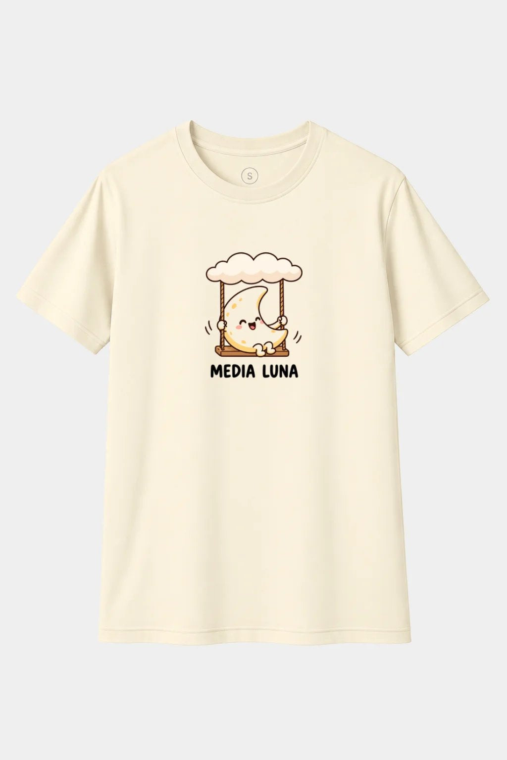 Camiseta Media Luna – Diseño Divertido de Luna