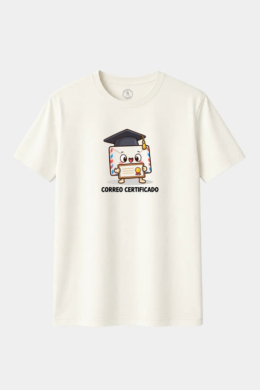 Camiseta Correo Certificado – Diseño Divertido de Carta