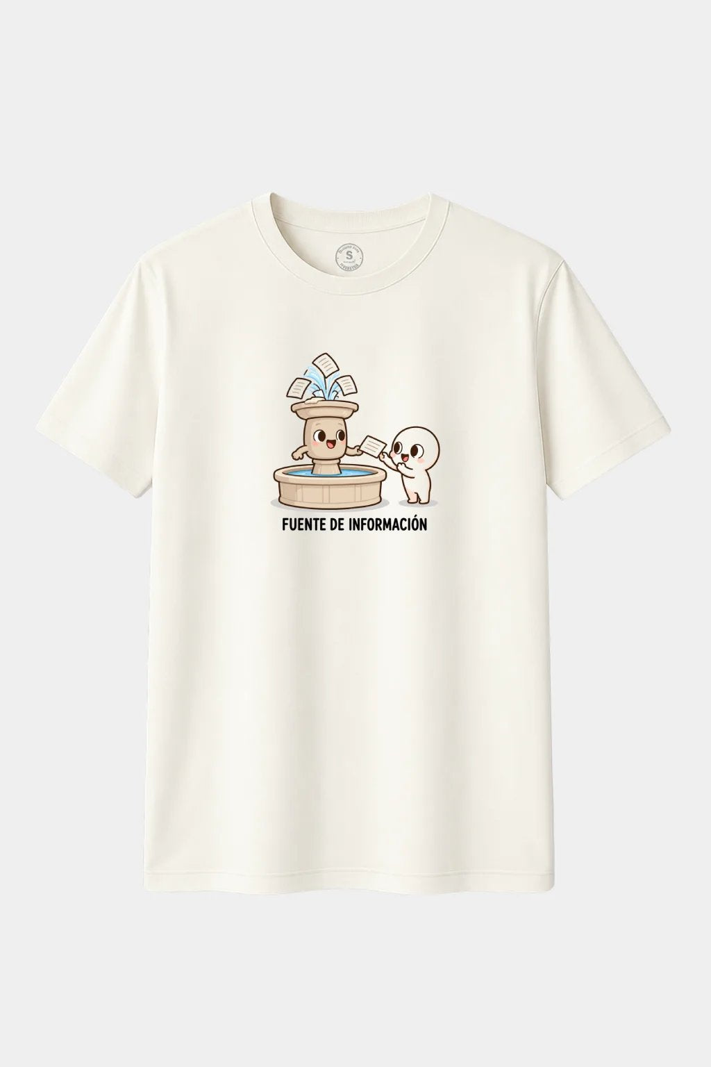Camiseta Fuente de Información – Diseño Divertido