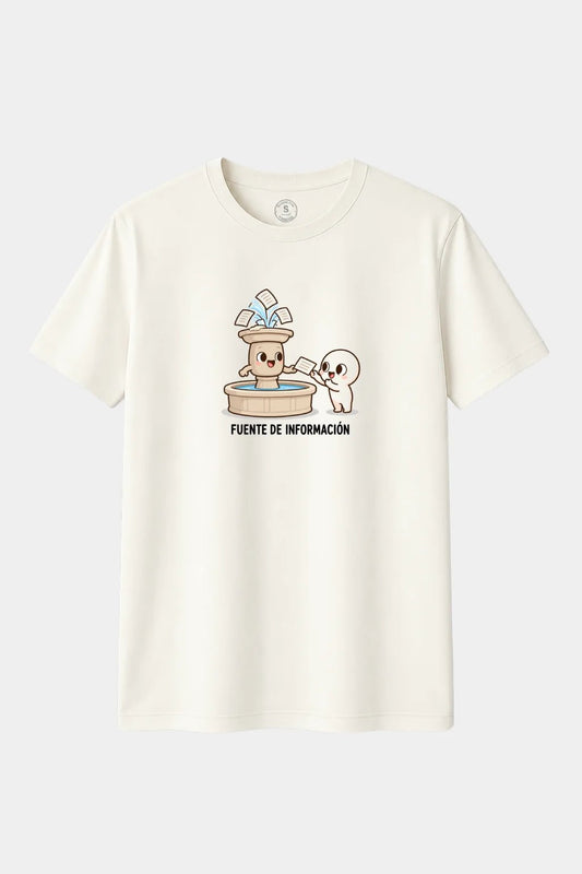 Camiseta Fuente de Información – Diseño Divertido