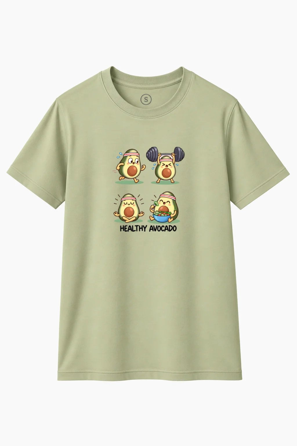 Camiseta Healthy Avocado – Aguacate Fitness