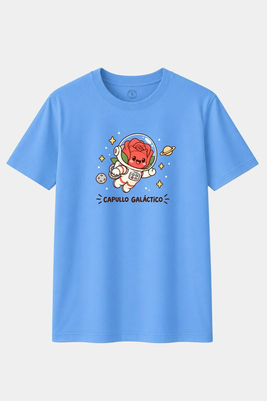 Camiseta Capullo Galáctico – Rosa Astronauta