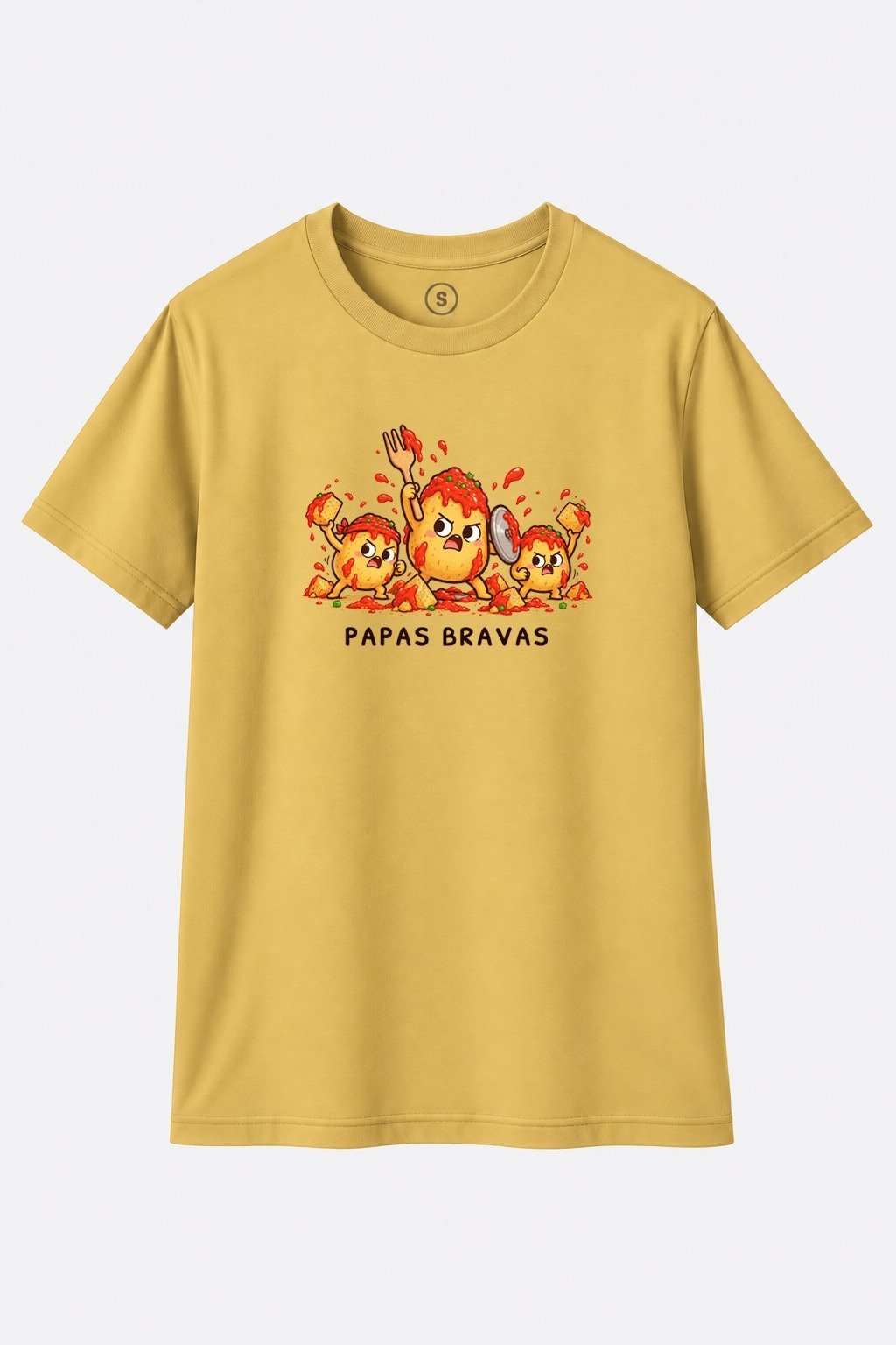 Camiseta Papas Bravas – Patatas Divertidas con Salsa