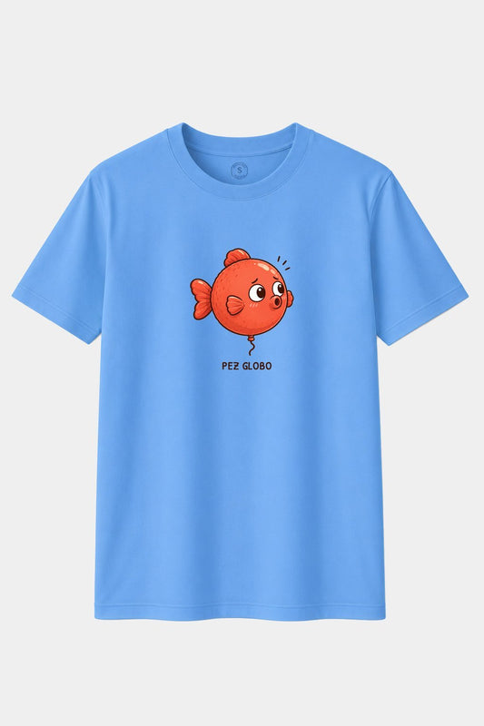Camiseta Pez Globo – Diseño Divertido de Pez y Globo