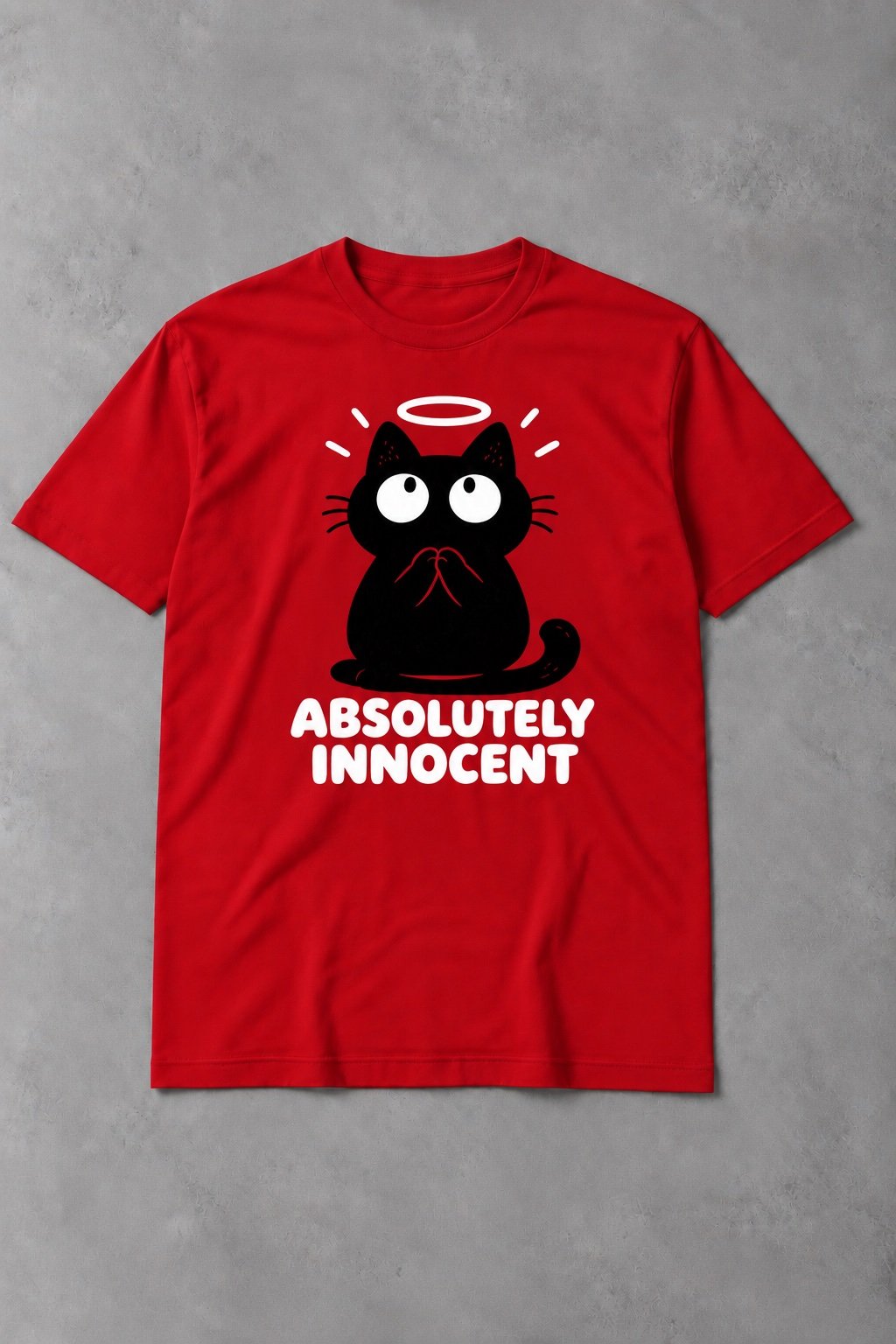 Camiseta de Gato Absolutely Innocent – Ángel Inocente